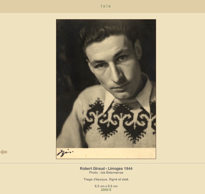portrait, Izis, 1944